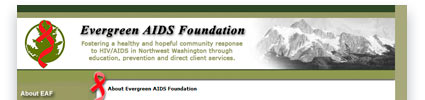 Evergreen AIDS Foundation Design Sample